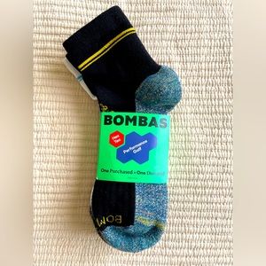 Brand New Men  Bombas Quarter performance golf 3-pack Large